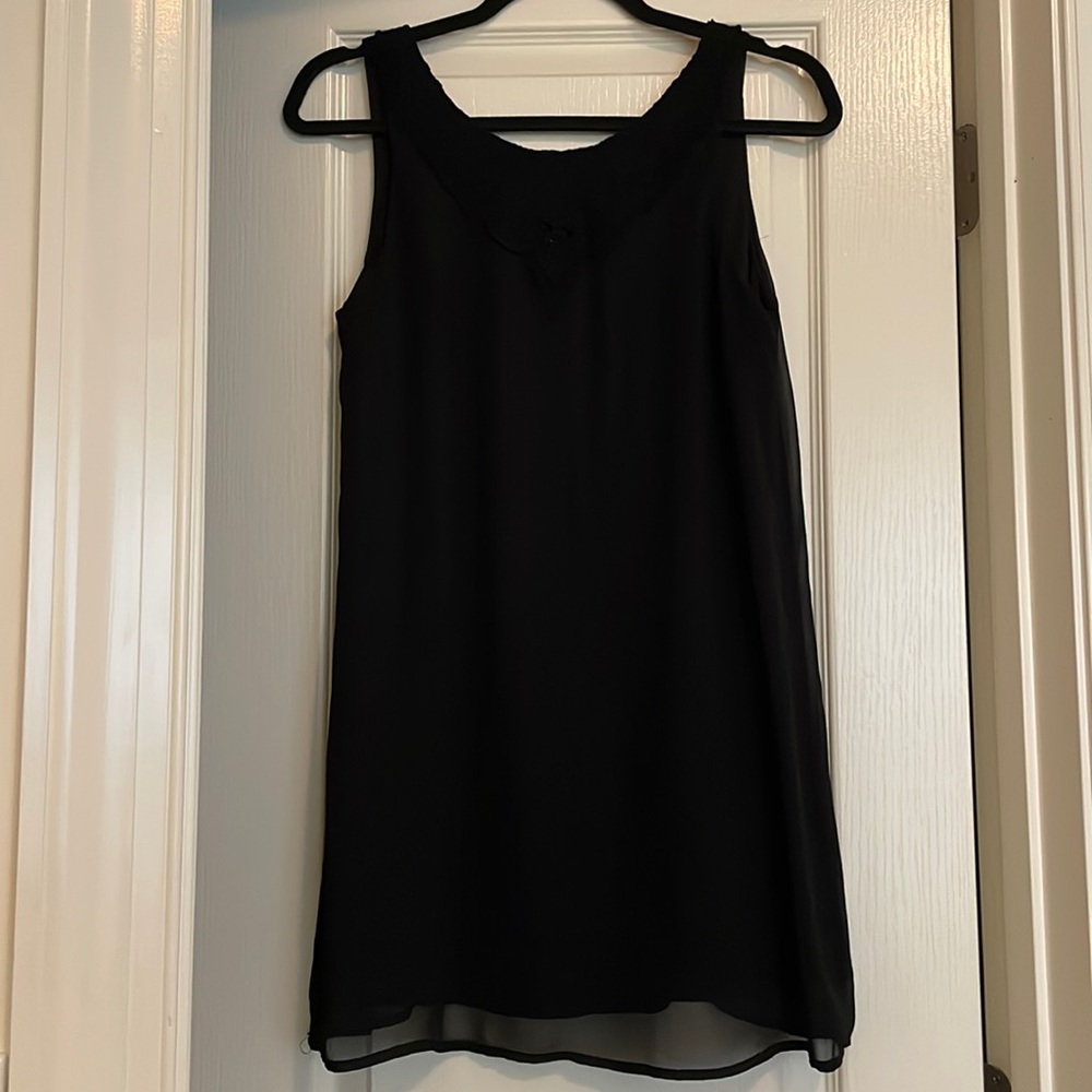 Mimi Chica black dress with crochet detailing